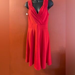 Elegant Red Sleeveless Dress Grace Karin